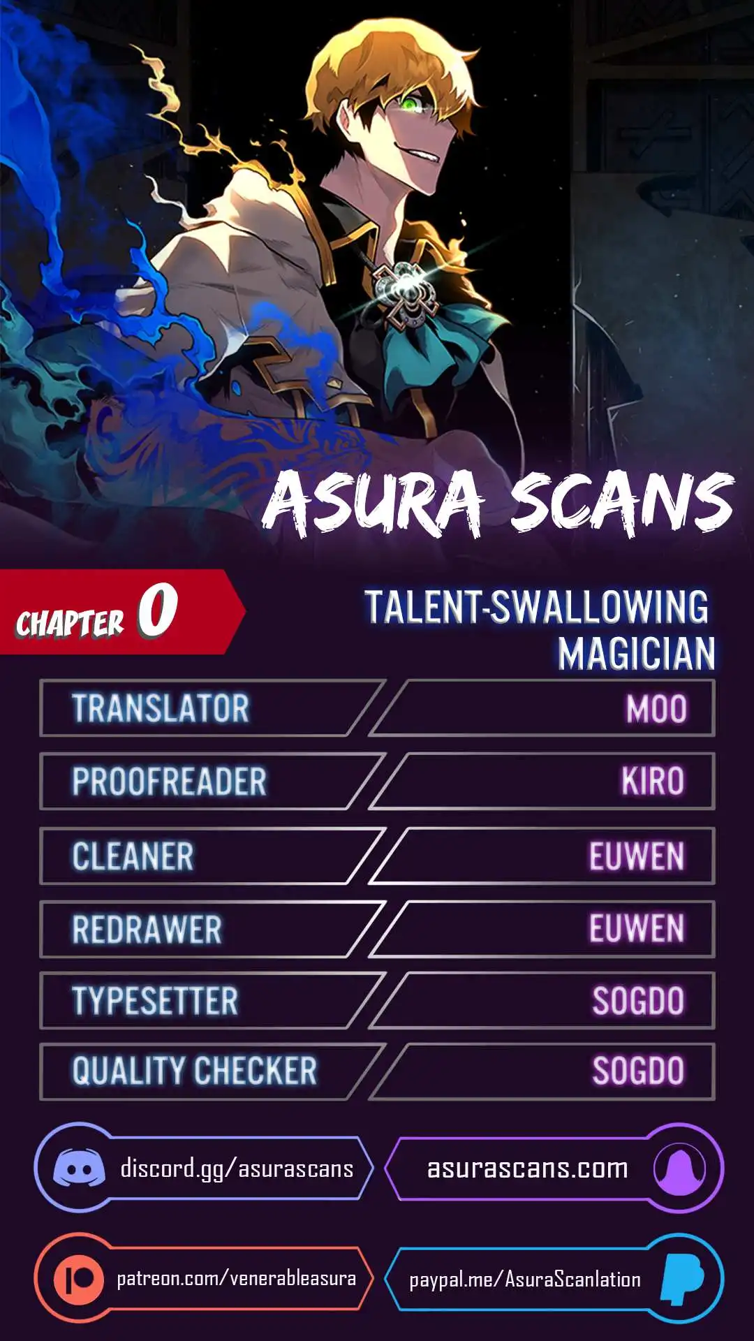 Talent-Swallowing Magician Chapter 0 1